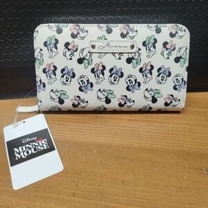 Aldi Exclusive 2025 Disney Minnie Mouse Colorful Wristlet Clutch New